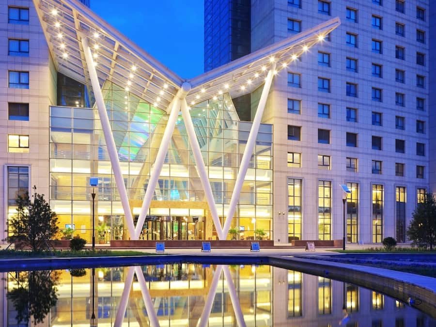 Front of property – evening/night