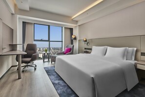 Ropa de cama de alta calidad y minibar