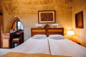 Premier Room | Minibar, blackout drapes, soundproofing, free WiFi - Uchisar Kaya Hotel - Special Class (Nevsehir)