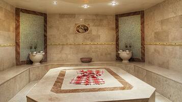 Espace de soins pour les couples, sauna, hammam, massages suédois