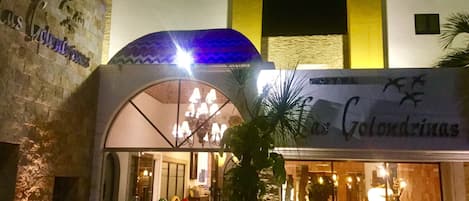 Front of property – evening/night