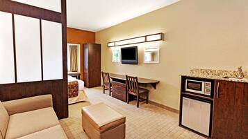 Suite, 1 Queen Bed, Non Smoking | Premium bedding, pillow-top beds, desk, laptop workspace