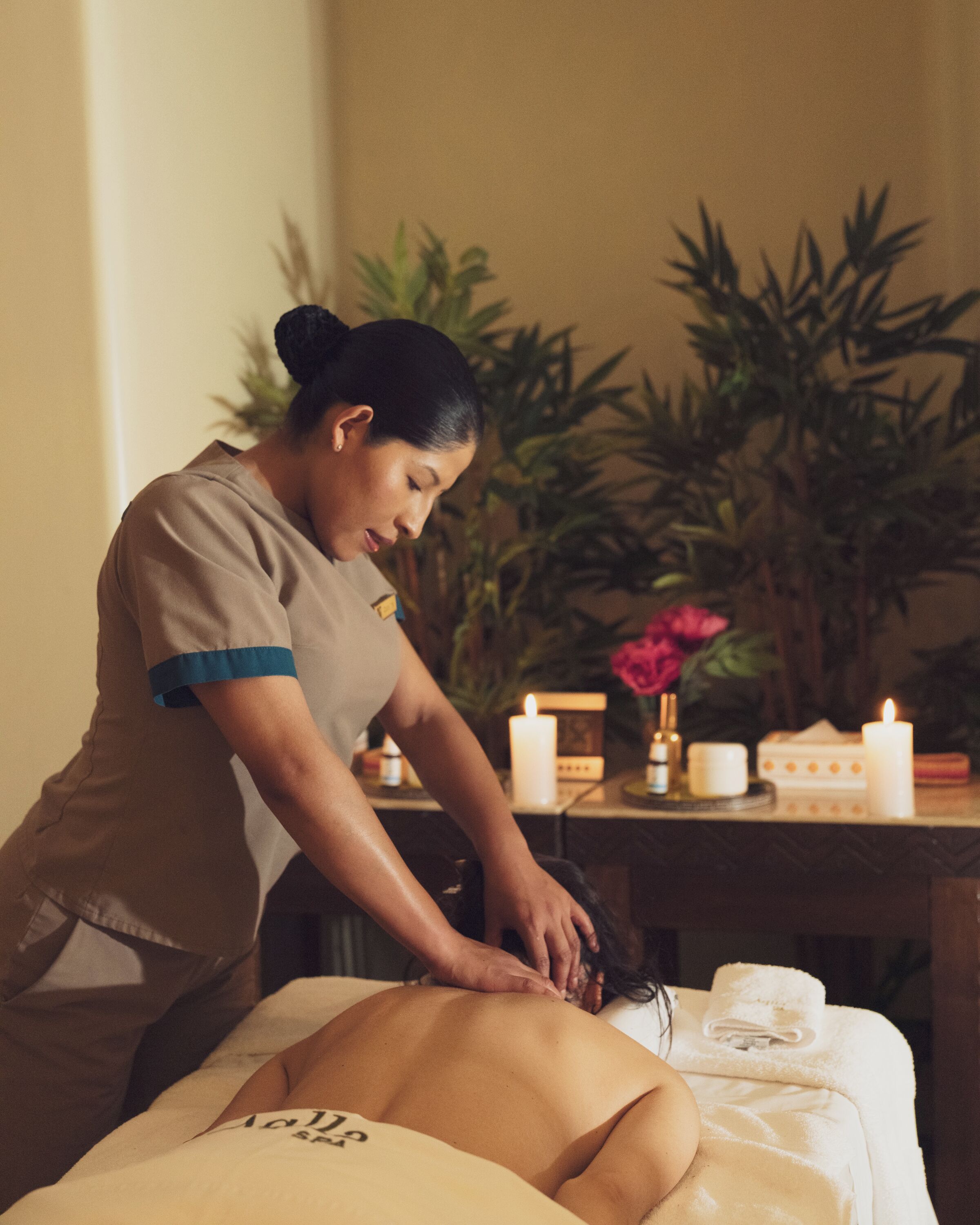 Sauna, hot tub, hydrotherapy, aromatherapy, hot stone massages