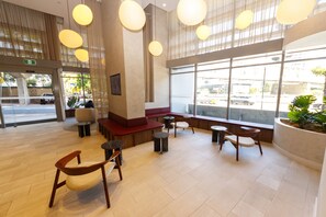 Sitteområde i lobbyen