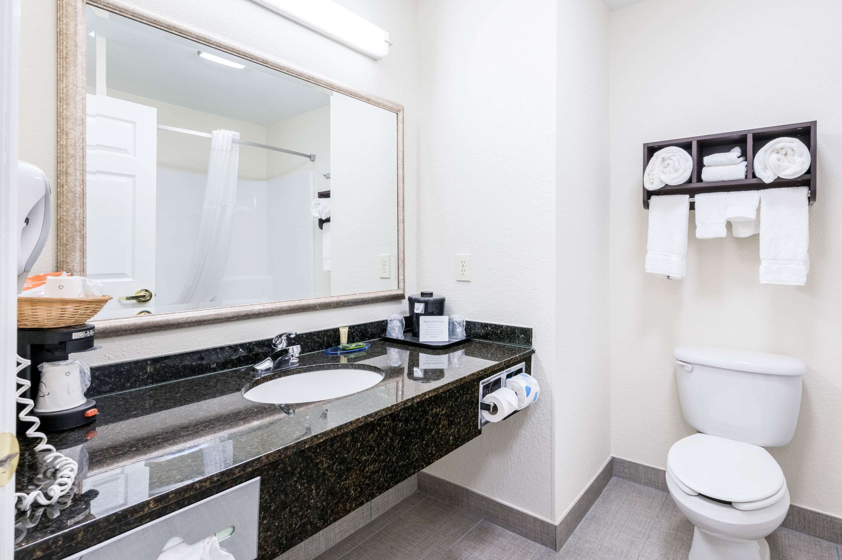 desk, blackout curtains, iron/ironing board, free wifi