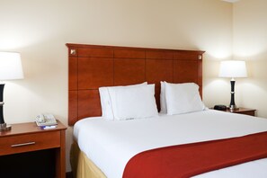Desk, laptop workspace, blackout drapes, iron/ironing board - Holiday Inn Express Hotel & Suites Phenix City - Columbus by IHG (Phenix City)