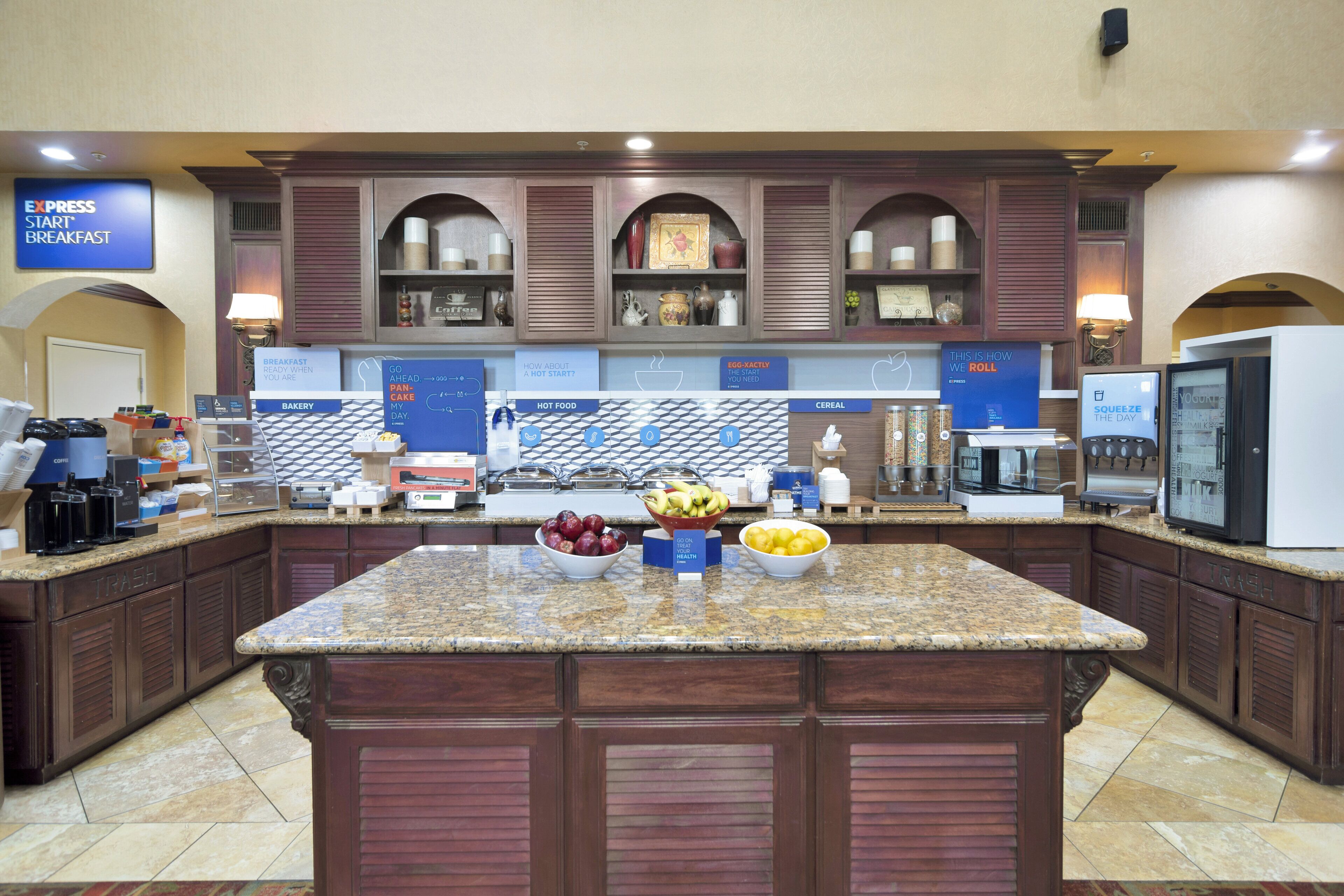 free daily buffet breakfast