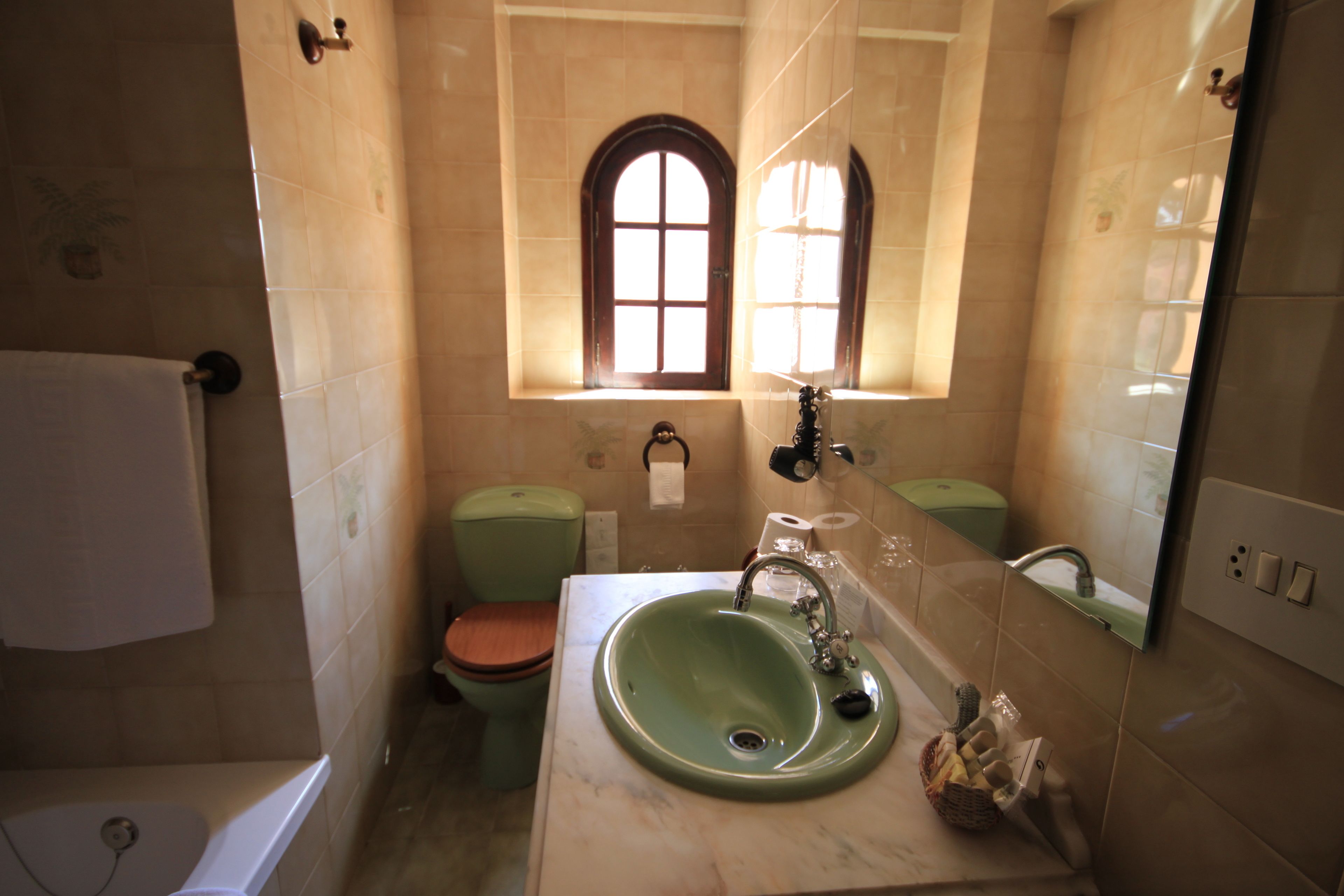 economy double room | bathroom | combined shower/bathtub, free toiletries, hair dryer, bidet