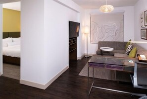 Premium bedding, pillow-top beds, in-room safe, desk
