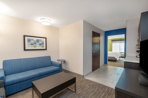 Suite, 1 King Bed, Mountain View | Desk, iron/ironing board, cribs (free), rollaway beds (surcharge)