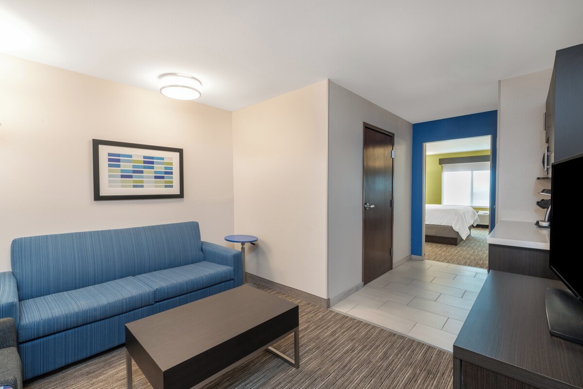 Suite, 1 King Bed, Mountain View | Desk, iron/ironing board, cribs (free), rollaway beds (surcharge)