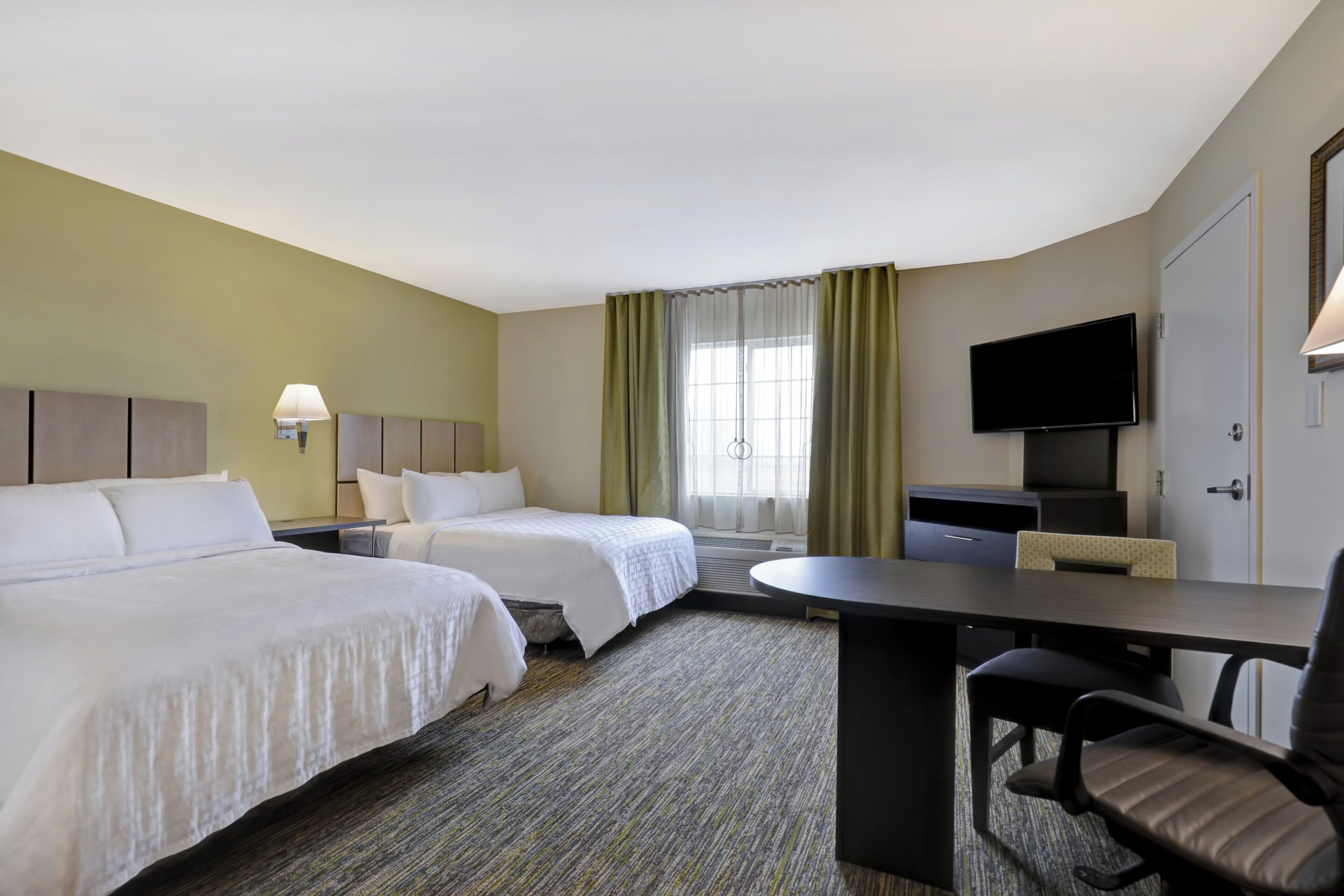 In-room safe, desk, laptop workspace, blackout drapes