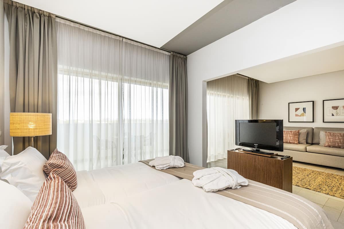 In-room safe, blackout curtains, soundproofing, iron/ironing board