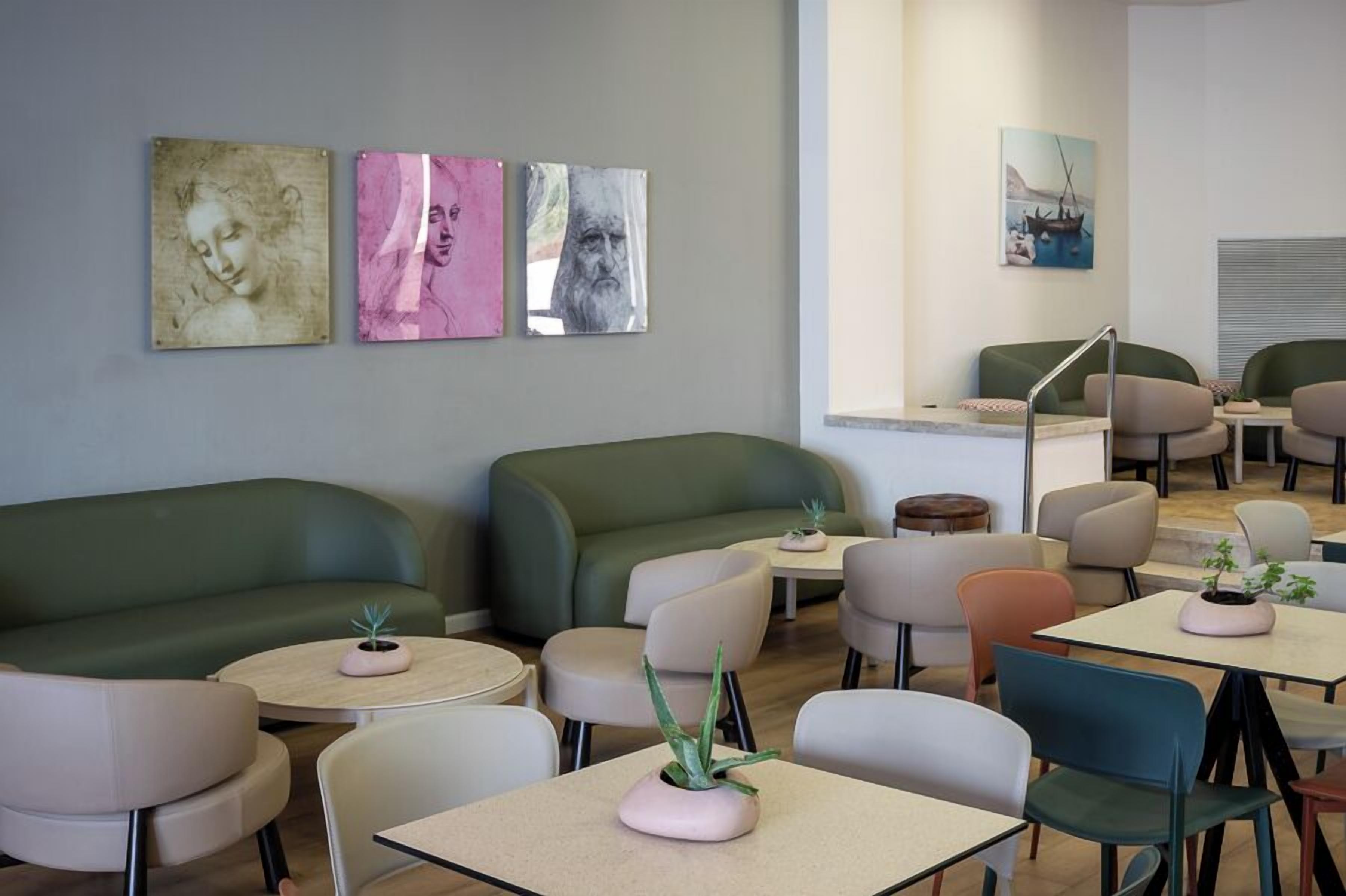 Sitteområde i lobbyen