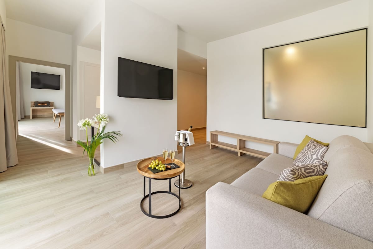 Minibar, safe på rommet, skrivebord og wi-fi