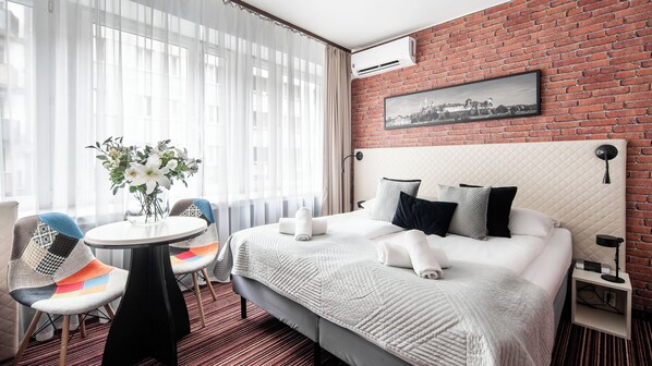 In-room safe, desk, blackout curtains, soundproofing