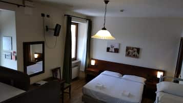 Caja de seguridad en la habitación y escritorio