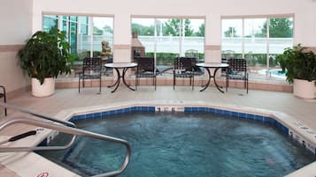 Indoor pool, outdoor pool, open 8:00 AM to 10 PM, sun loungers