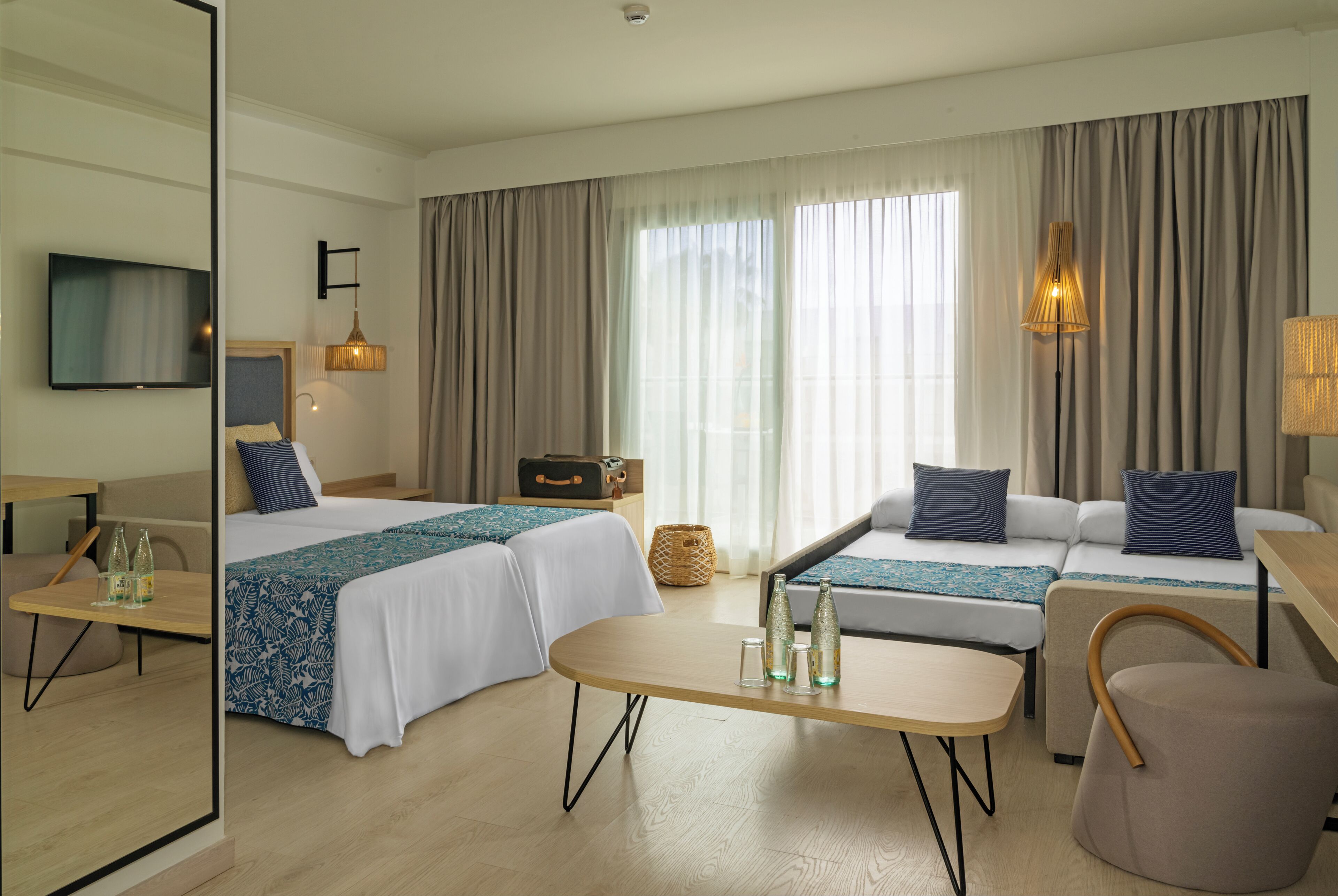 Minibar, in-room safe, desk, blackout drapes