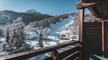 Blick von der Unterkunft