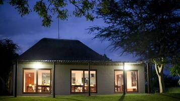 Front of property – evening/night