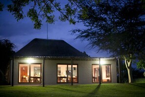 Front of property – evening/night