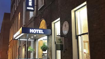 Front of property – evening/night