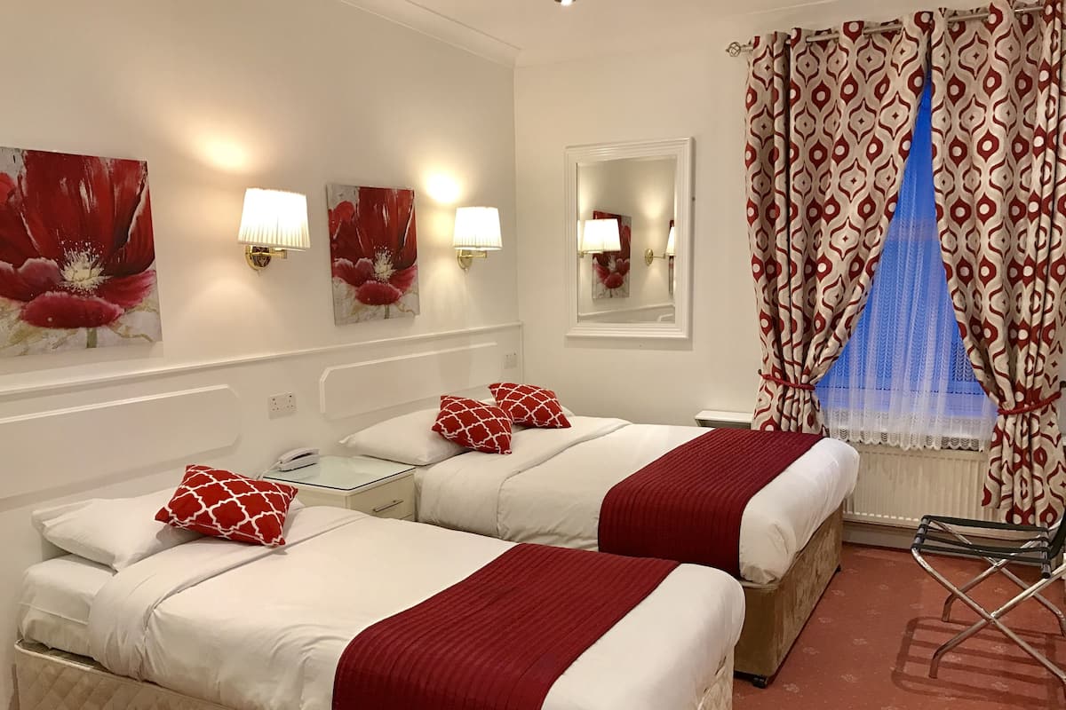 Twin Room | Individually decorated, individually furnished, desk, iron/ironing board