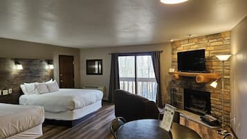 Executive-stúdíóíbúð - mörg rúm - reyklaust | Sérhannaðar innréttingar, sérvalin húsgögn, ókeypis þráðlaus nettenging