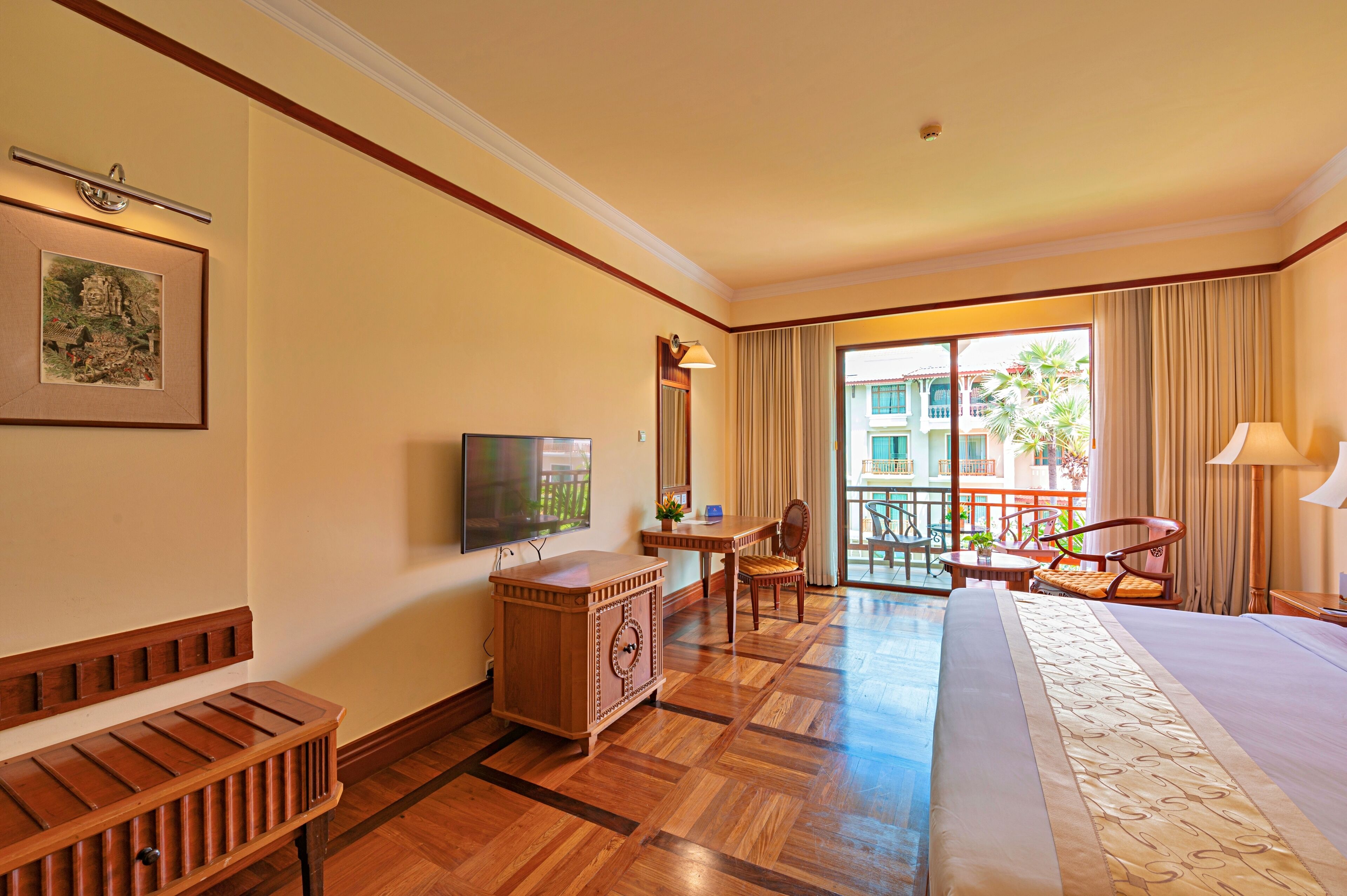 deluxe double room pool view | view from room