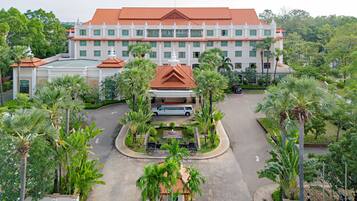 Majoituspaikan julkisivu