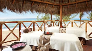 Couples treatment rooms, sauna, body treatments, hydrotherapy