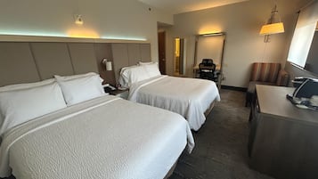 Standard Room, 2 Double Beds, Non Smoking (Walk-in Shower;Mini Fridge)