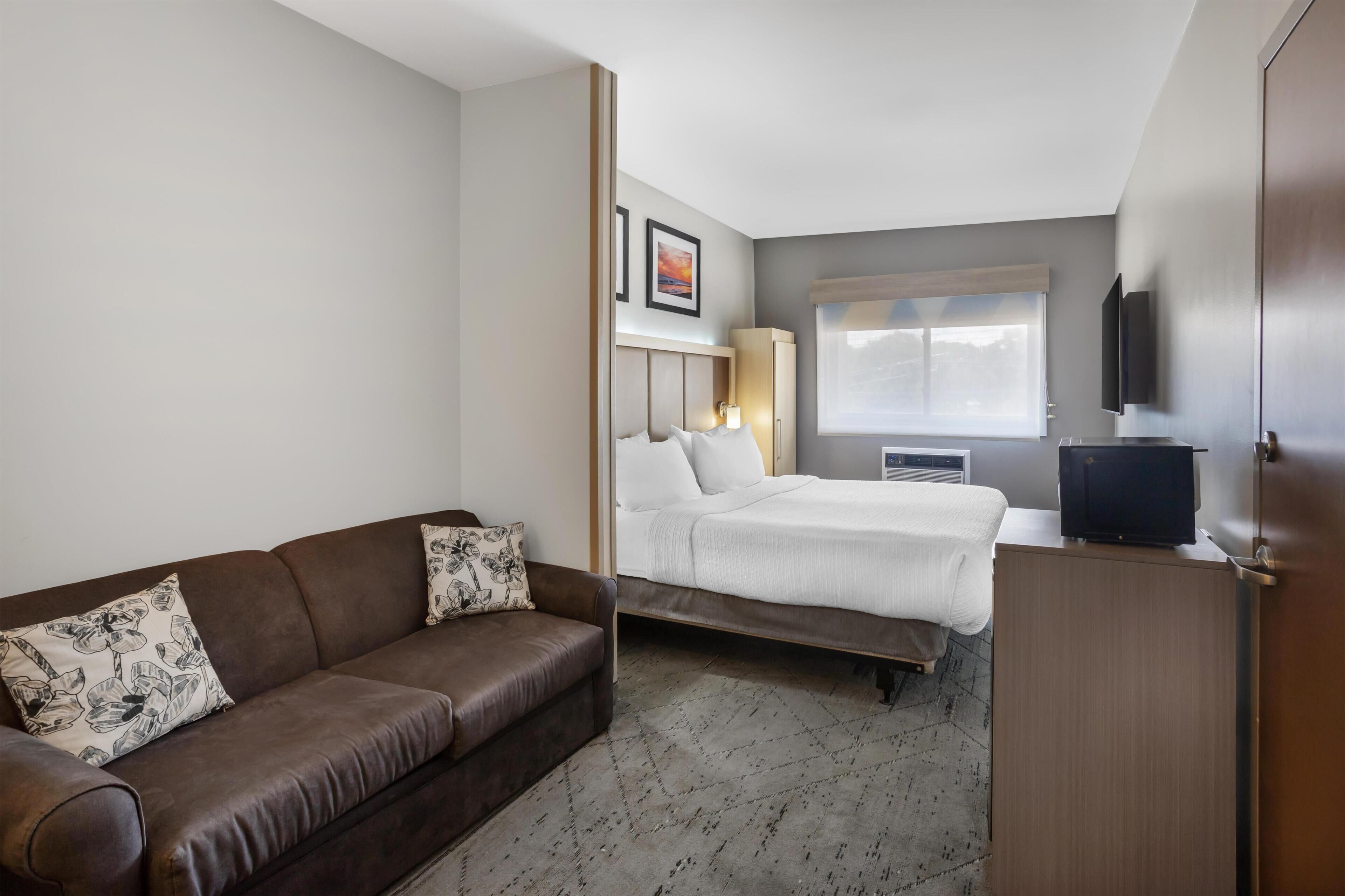 Standard Room, 1 King Bed, Accessible, Jetted Tub | Premium bedding, desk, iron/ironing board, WiFi (free)