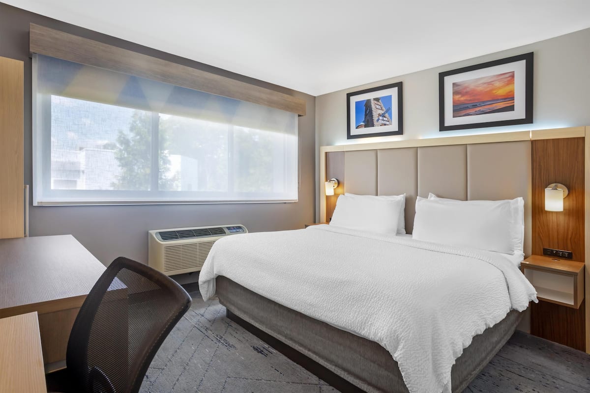 Standard Room, 1 King Bed, Non Smoking (Walk-in Shower) | Premium bedding, desk, iron/ironing board, WiFi (free)