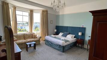 Suite Deluxe, salle de bains attenante, vue mer