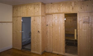 Sauna, steam room