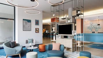 Sala de estar en el lobby
