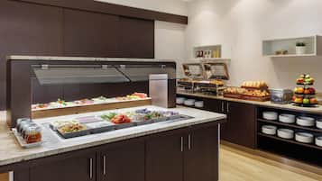 Daily buffet breakfast for a fee