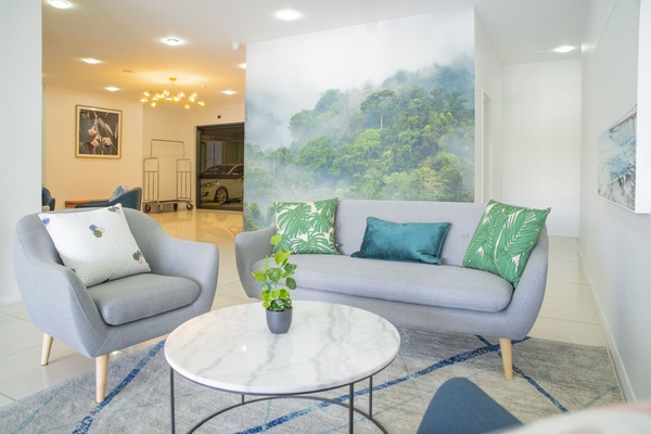 Lobby sitting area