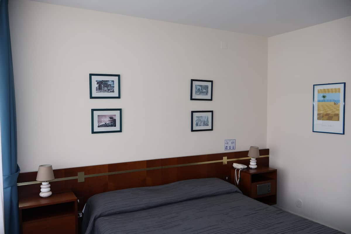 Habitación estándar con 1 cama matrimonial o 2 individuales | Sala de estar | Televisión de pantalla plana