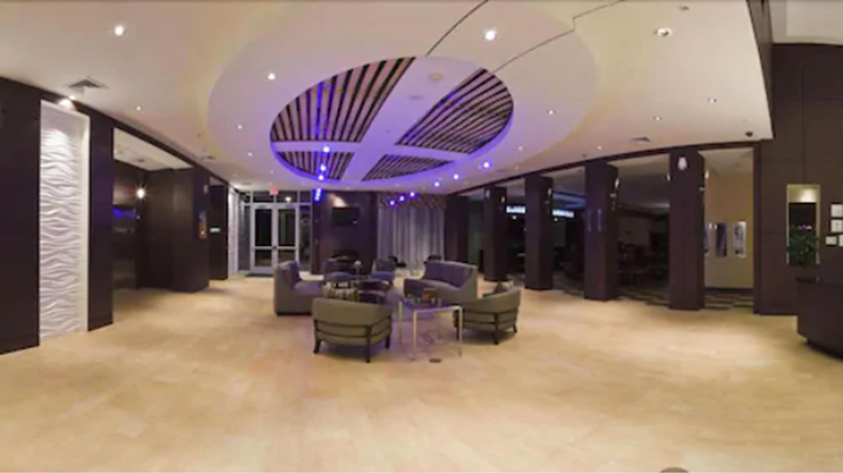 Sala de estar en el lobby