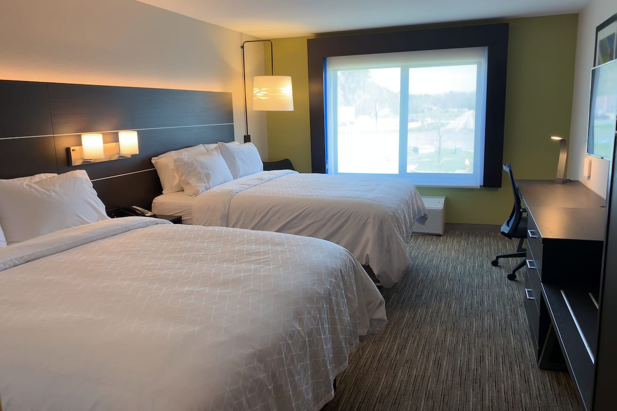 in-room safe, desk, blackout curtains, iron/ironing board