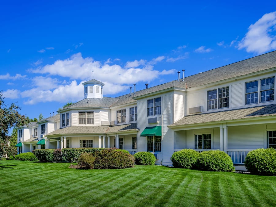 Voorkant van accommodatie