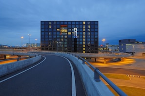 Front of property – evening/night