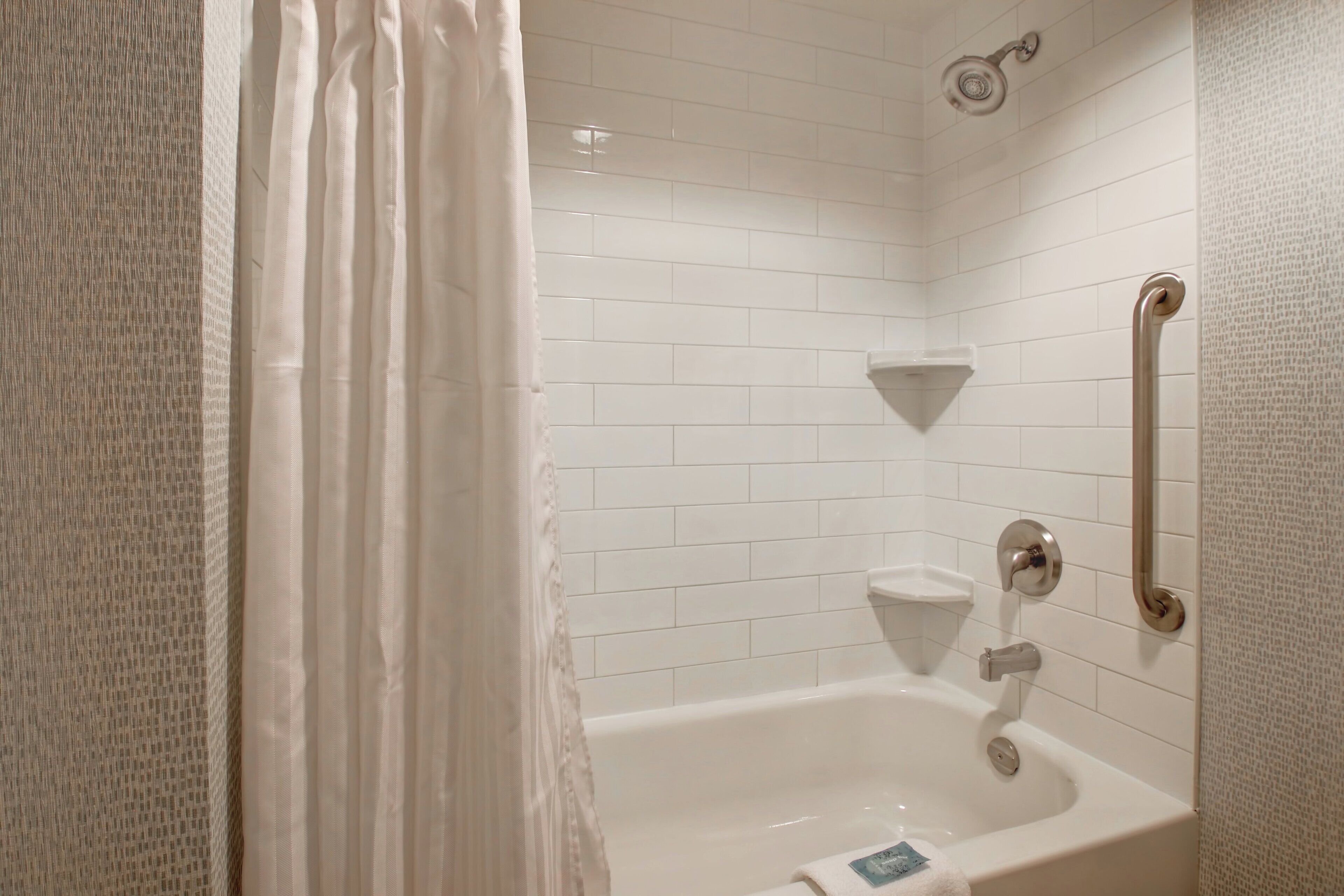 Free toiletries, hair dryer, towels