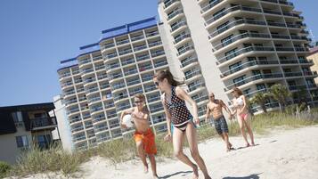 On the beach