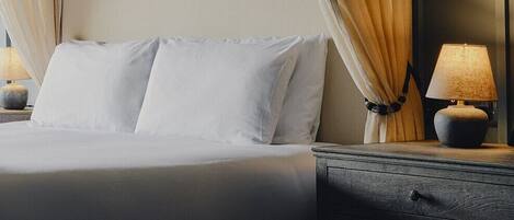 Ropa de cama hipoalergénica y minibar