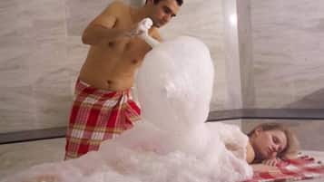 Sauna, hot tub, Turkish bath, body treatments, body scrubs, facials