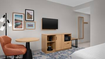 One king bed non smoking | Desk, blackout drapes, iron/ironing board, free WiFi